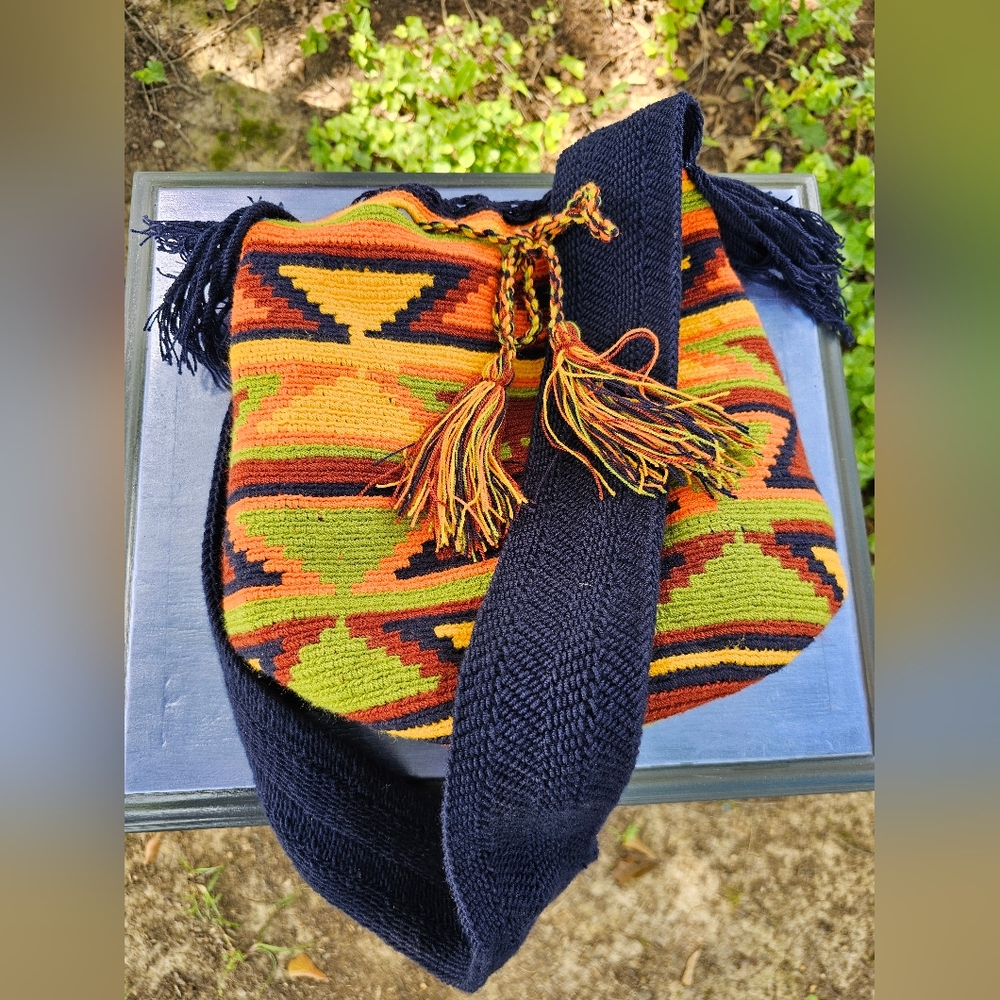 NWOT Wayuu Mochila Crocheted/Woven Handmade Bag